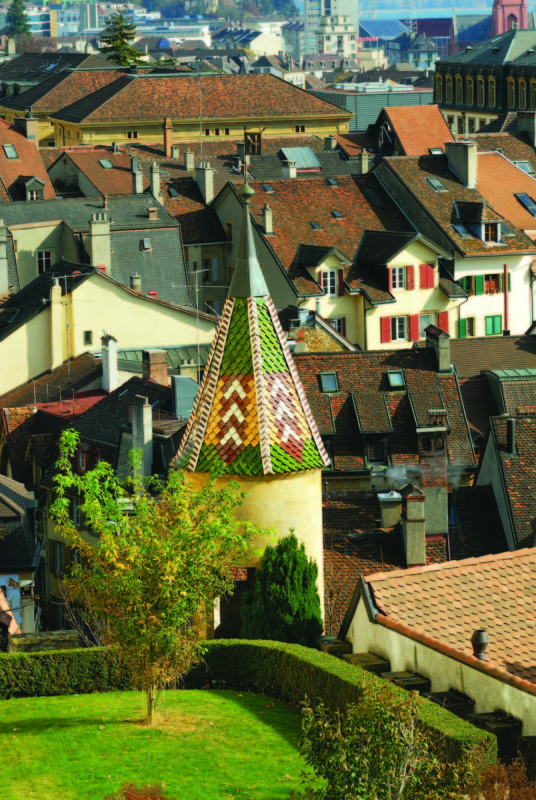 les toits de Neuchtel