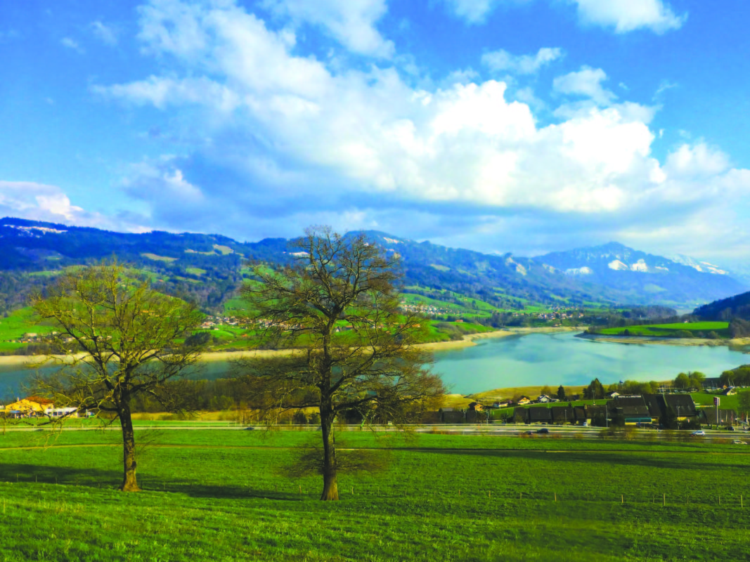 Lac de la Gruyre en Suisse